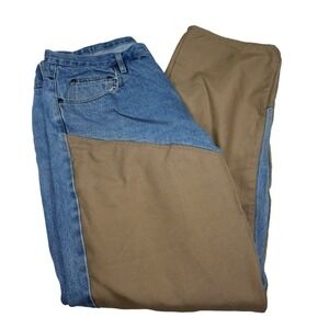 Vtg Columbia Men's 38x34 Brush Guard Jeans Hunting Workwear Double Knee Used